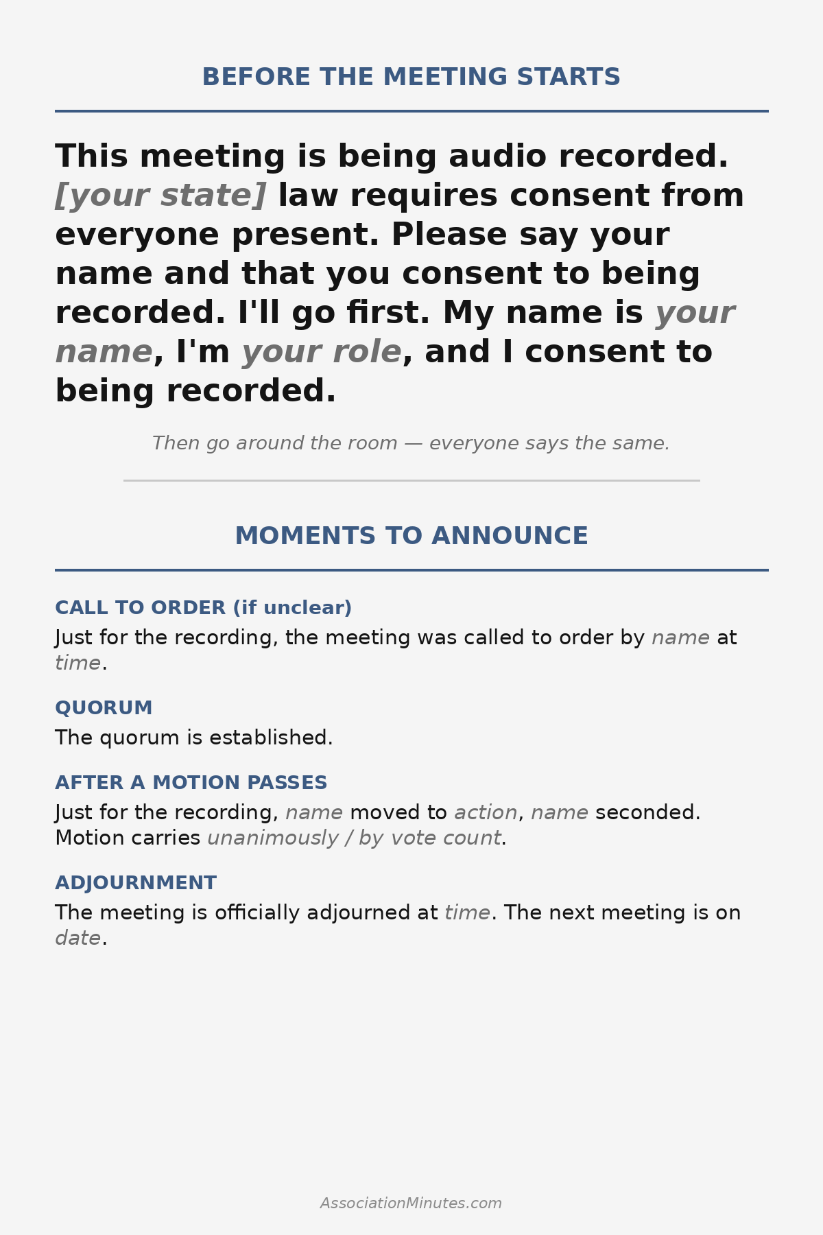 All-party consent states HOA recording cheat sheet